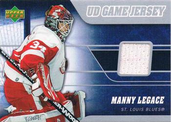 2006-07 Upper Deck - Game Jerseys #J-ML Manny Legace Front