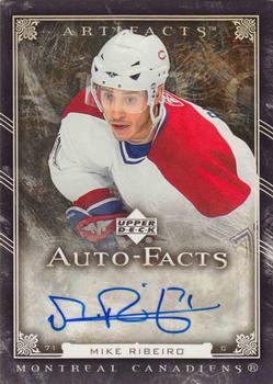2006-07 Upper Deck Artifacts - Auto-Facts #AF-RO Mike Ribeiro Front