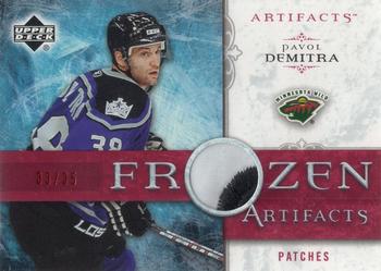 2006-07 Upper Deck Artifacts - Frozen Artifacts Patches Red #FA-PD Pavol Demitra Front