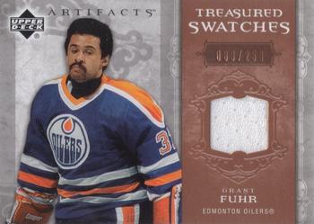 2006-07 Upper Deck Artifacts - Treasured Swatches #TS-GF Grant Fuhr Front