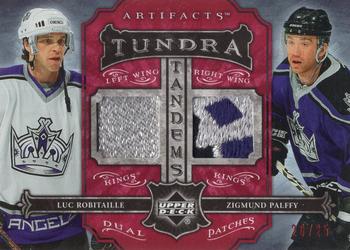 2006-07 Upper Deck Artifacts - Tundra Tandems Dual Patches Red #TT-LZ Luc Robitaille / Zigmund Palffy Front