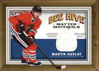 2006-07 Upper Deck Beehive - Matted Materials #MM-HA Martin Havlat Front