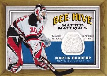 2006-07 Upper Deck Beehive - Matted Materials #MM-MB Martin Brodeur Front