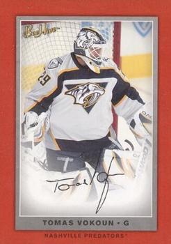 2006-07 Upper Deck Beehive - Red Facsimile Signatures #45 Tomas Vokoun Front