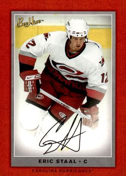2006-07 Upper Deck Beehive - Red Facsimile Signatures #82 Eric Staal Front