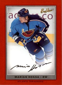 2006-07 Upper Deck Beehive - Red Facsimile Signatures #97 Marian Hossa Front