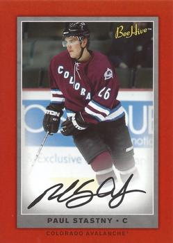 2006-07 Upper Deck Beehive - Red Facsimile Signatures #114 Paul Stastny Front