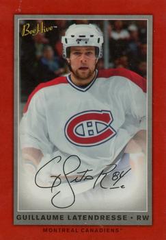 2006-07 Upper Deck Beehive - Red Facsimile Signatures #130 Guillaume Latendresse Front