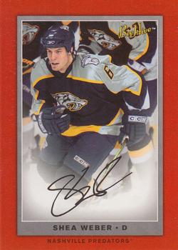 2006-07 Upper Deck Beehive - Red Facsimile Signatures #132 Shea Weber Front