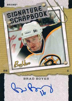 2006-07 Upper Deck Beehive - Signature Scrapbook #SS-BB Brad Boyes Front