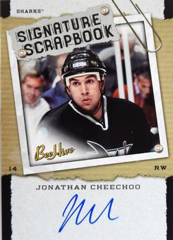 2006-07 Upper Deck Beehive - Signature Scrapbook #SS-JC Jonathan Cheechoo Front