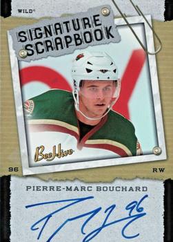 2006-07 Upper Deck Beehive - Signature Scrapbook #SS-PB Pierre-Marc Bouchard Front