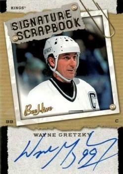 2006-07 Upper Deck Beehive - Signature Scrapbook #SS-WG Wayne Gretzky Front