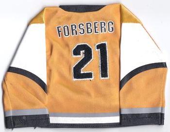 2006-07 Upper Deck Mini Jersey - Jerseys #PF Peter Forsberg Back