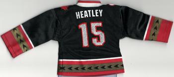 2006-07 Upper Deck Mini Jersey - Jerseys #DH Dany Heatley Back