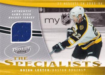 2006-07 Upper Deck Power Play - The Specialists #S-BL Brian Leetch Front