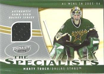 2006-07 Upper Deck Power Play - The Specialists #S-MT Marty Turco Front
