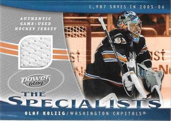 2006-07 Upper Deck Power Play - The Specialists #S-OK Olaf Kolzig Front