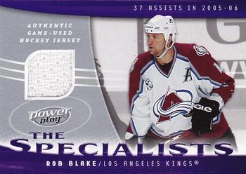 2006-07 Upper Deck Power Play - The Specialists #S-RB Rob Blake Front