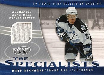 2006-07 Upper Deck Power Play - The Specialists #S-RI Brad Richards Front