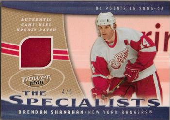 2006-07 Upper Deck Power Play - The Specialists Patches #P-BS Brendan Shanahan Front
