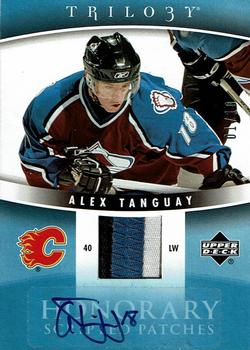 2006-07 Upper Deck Trilogy - Honorary Scripted Patches #HSP-AT Alex Tanguay Front