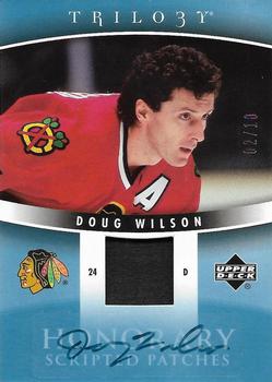 2006-07 Upper Deck Trilogy - Honorary Scripted Patches #HSP-WI Doug Wilson Front