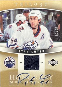 2006-07 Upper Deck Trilogy - Honorary Scripted Swatches #HSS-RS Ryan Smyth Front