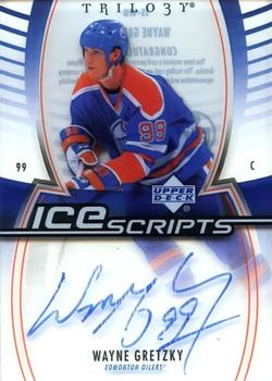2006-07 Upper Deck Trilogy - Ice Scripts #IS-WG Wayne Gretzky Front