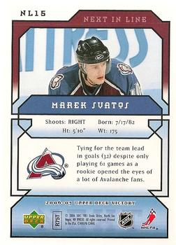  (CI) Marek Svatos Hockey Card 2006-07 Black Diamond Jersey JMS Marek  Svatos : 藝術古董收藏