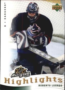 2007-08 Upper Deck - All-Star Highlights #AS-4 Roberto Luongo Front