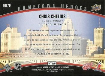 2007-08 Upper Deck - Hometown Heroes #HH79 Chris Chelios Back