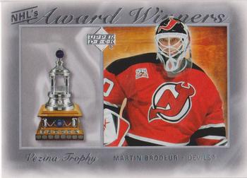 2007-08 Upper Deck - NHL’s Award Winners #AW2 Martin Brodeur Front