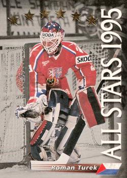 1996 Semic Collections Wien-96 - All-Stars #AS 1 Roman Turek / Jarmo Myllys Front