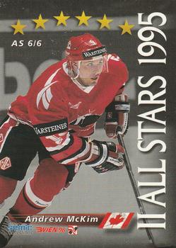 1996 Semic Collections Wien-96 - All-Stars #AS 6 Ville Peltonen / Andrew McKim Back