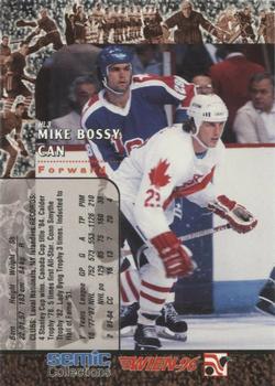 1996 Semic Collections Wien-96 - Hockey Legends #HL3 Mike Bossy Back