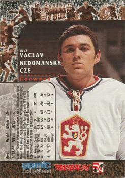 1996 Semic Collections Wien-96 - Hockey Legends #HL18 Vaclav Nedomansky Back