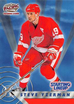 2000 Hasbro/Pacific Starting Lineup Cards #19 Steve Yzerman Front