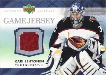 2007-08 Upper Deck - Game Jerseys #J-KL Kari Lehtonen Front