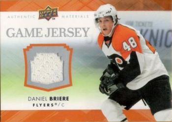 2007-08 Upper Deck - Game Jerseys #GJ2-DB Daniel Briere Front