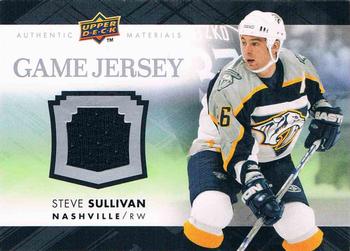 2007-08 Upper Deck - Game Jerseys #GJ2-SS Steve Sullivan Front