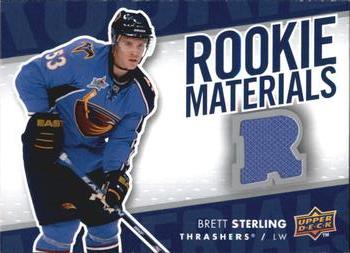 2007-08 Upper Deck - Rookie Materials #RM-BS Brett Sterling Front