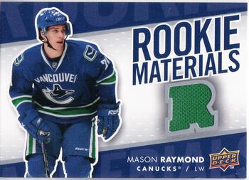 2007-08 Upper Deck - Rookie Materials #RM-MR Mason Raymond Front