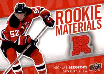 2007-08 Upper Deck - Rookie Materials #RM-NB Nicklas Bergfors Front