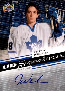 2007-08 Upper Deck - UD Signatures #UDS-JW Jeremy Williams Front