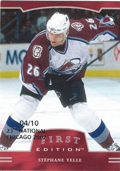 2002-03 Be a Player First Edition - Chicago 2002 23rd National #060 Stephane Yelle Front