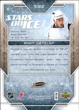 2007-08 Upper Deck Victory - Stars on Ice #SI22 Ryan Getzlaf Back