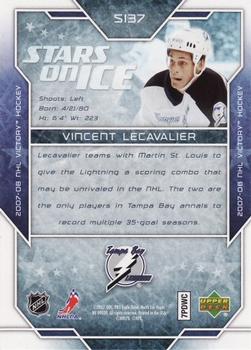 2007-08 Upper Deck Victory - Stars on Ice #SI37 Vincent Lecavalier Back