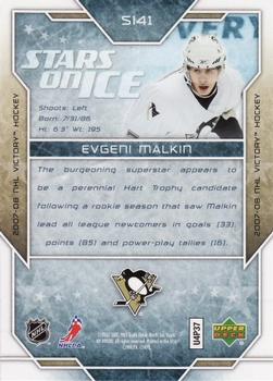 2007-08 Upper Deck Victory - Stars on Ice #SI41 Evgeni Malkin Back