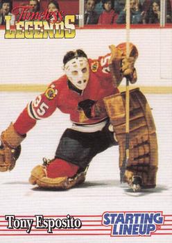 1996 Kenner Starting Lineup Cards Timeless Legends #525884 Tony Esposito Front
